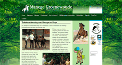 Desktop Screenshot of manege-groenewoude.nl